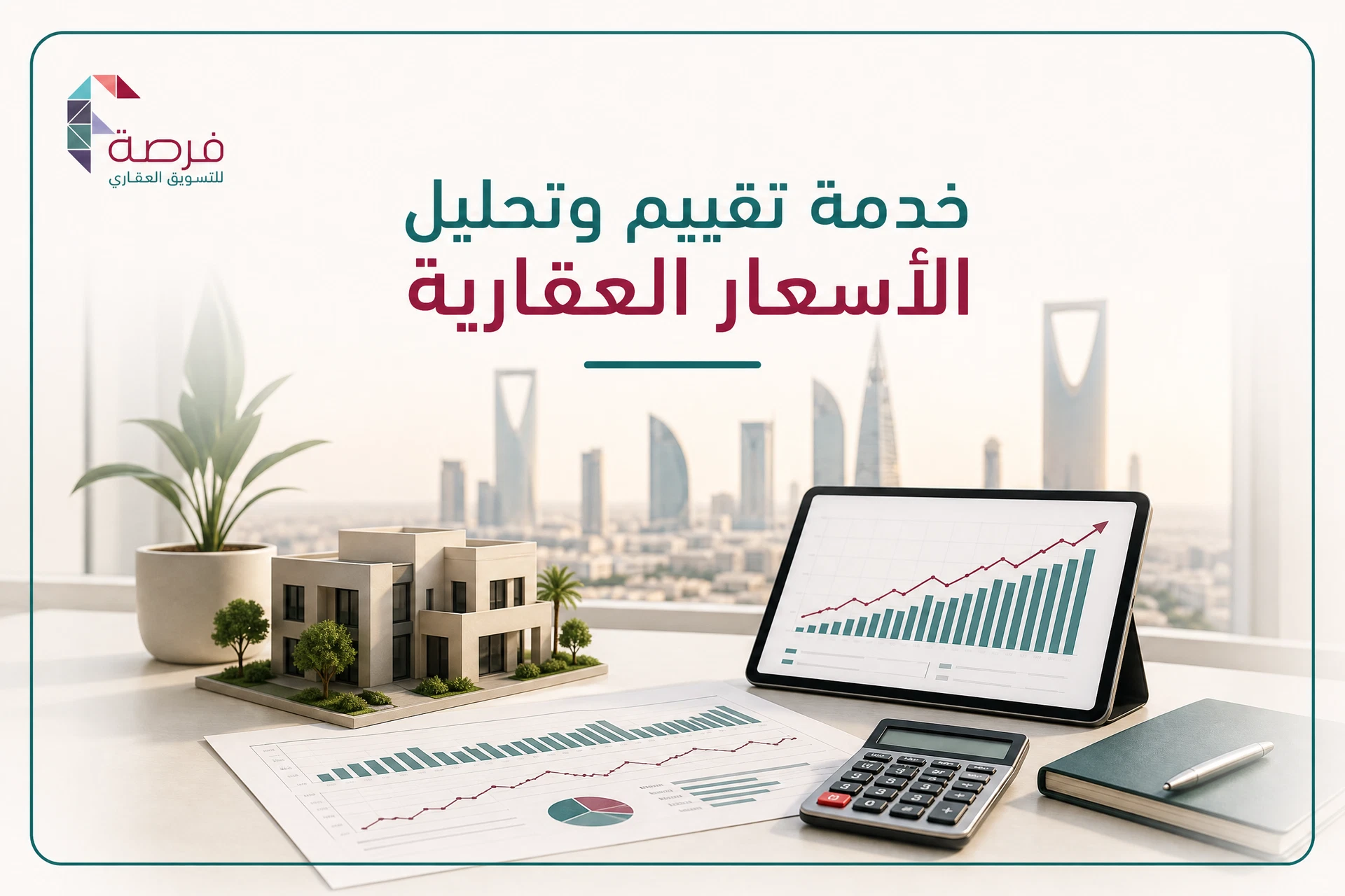 خدمة تقييم وتحليل الأسعار العقارية في الرياض — تقرير سوق دقيق